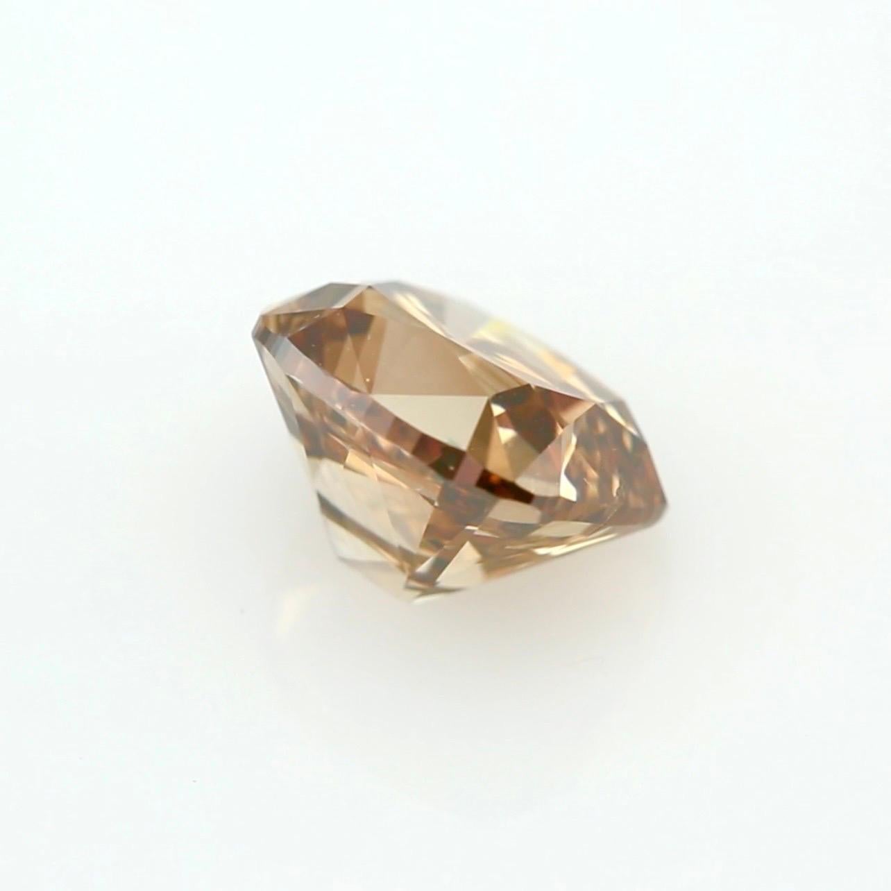 4.05ct antique Cushion cut Cognac Diamond - GIA Certified, 