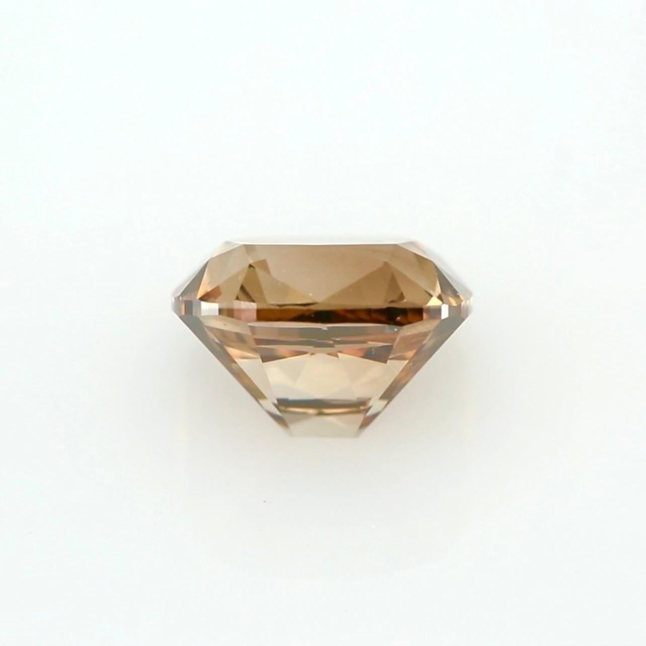 4.05ct antique Cushion cut Cognac Diamond - GIA Certified, 