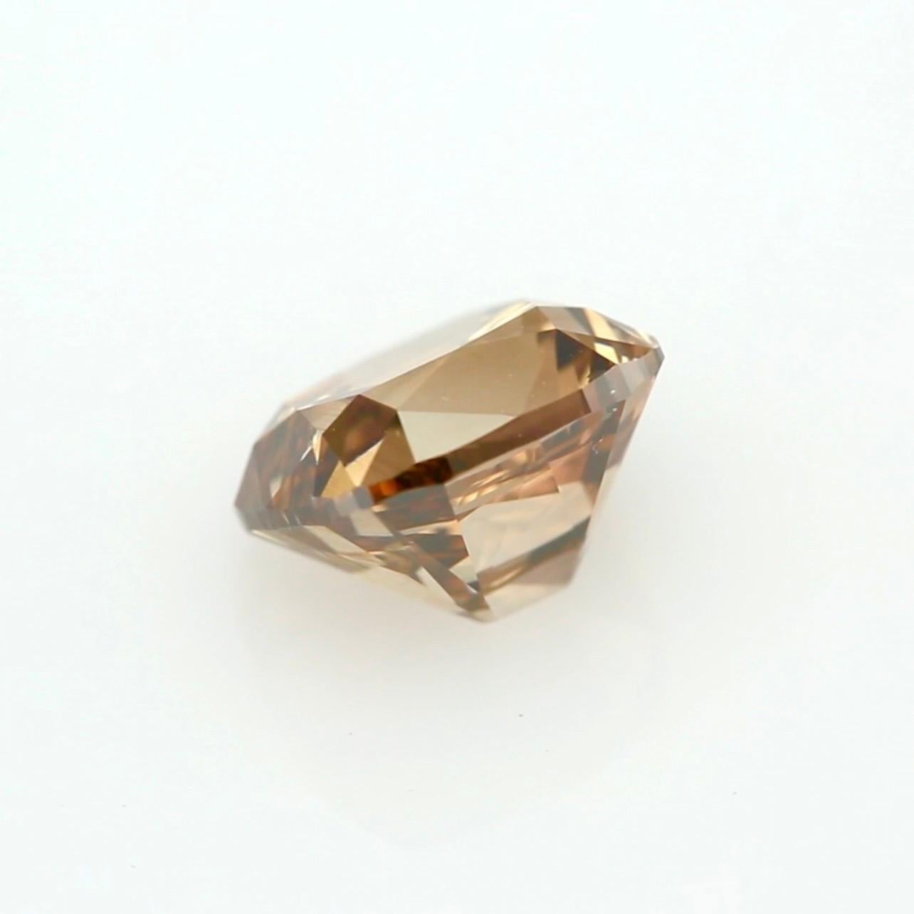 4.05ct antique Cushion cut Cognac Diamond - GIA Certified, 