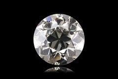 GIA-Certified 4.89 Carat Old European Brilliant Cut Diamond — L / SI1  None.