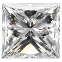 Diamante talla princesa F-VS2 de 3,39 quilates - Certificado GIA