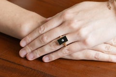 Antique onyx and diamond ring, Austria, 1922-1925.