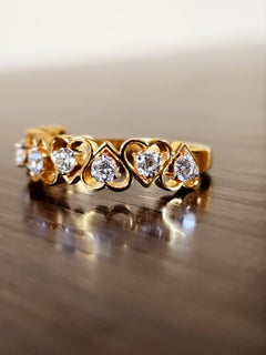 Anello nuziale a forma di cuore in moissanite, argento 925, regalo per le donne.