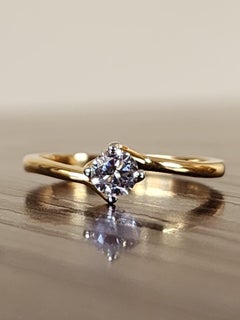 1 CT Moissanite Ring 925 Sterling Silver Solitaire Engagement Ring Gift For Her