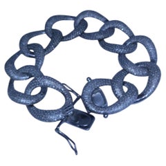 Bracciale vittoriano con pavé di diamanti di Designer Diamond Jewelry, 7 pollici