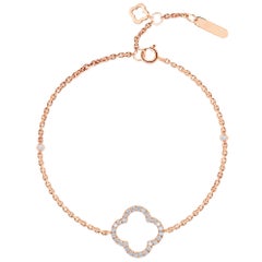 Armband aus 925er Sterlingsilber für Damen – Armband mit natürlichen Pavé-Diamanten – Geschenk