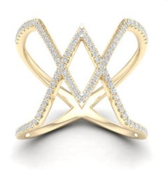 Natural Pave Diamond Ring 925 Sterling Silver Beautiful Engagement Ring For Her.