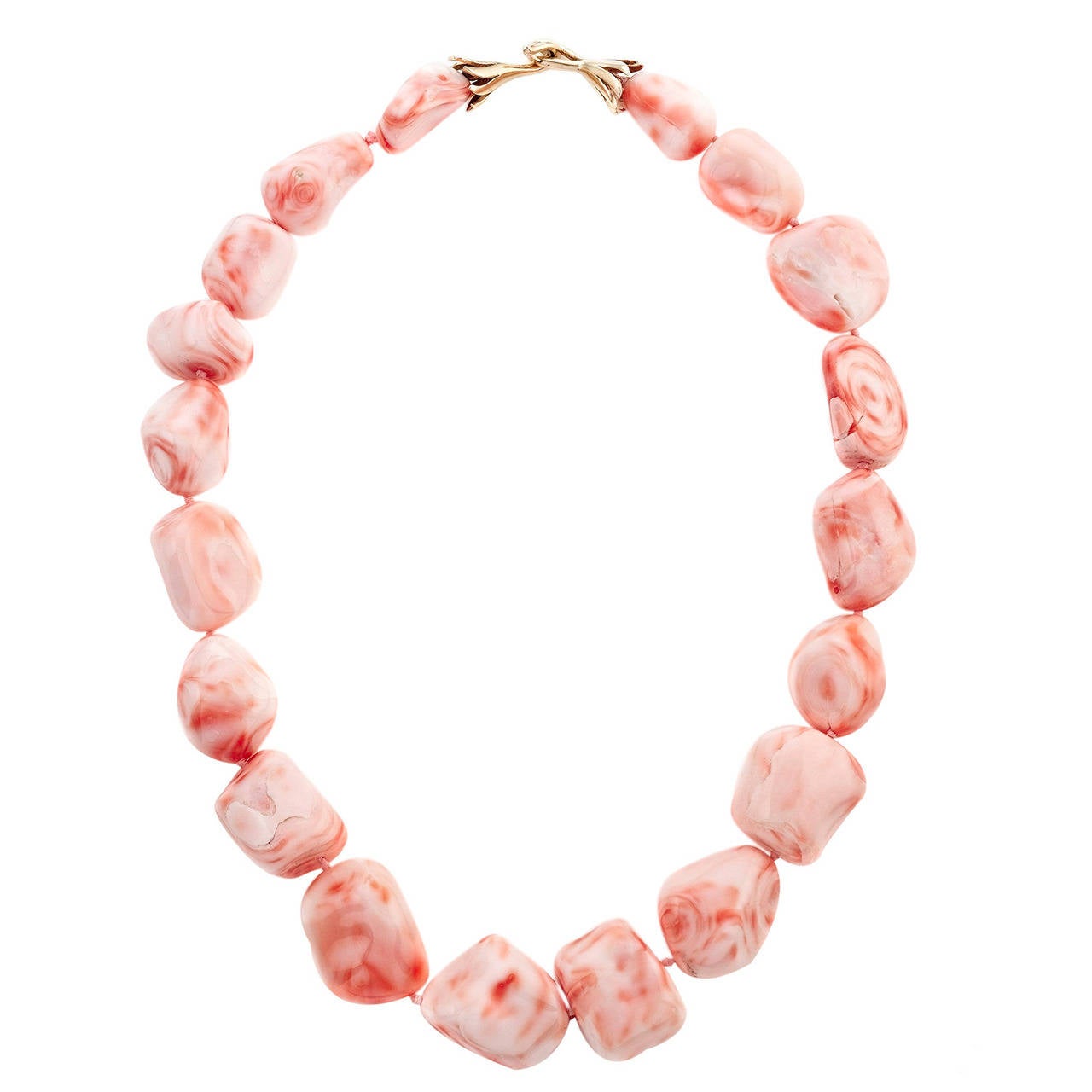 Organic Natural Coral Necklace For Sale