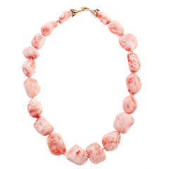 Organic Natural Coral Necklace