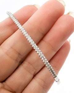 Diamant-Armreif aus 18 Karat Weißgold