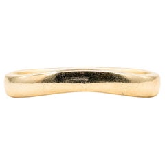 Contoured Wedding Band in 14k Yellow Gold