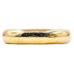 Pure 24K Yellow Gold Bridal Band Ring