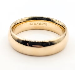 Ben Bridge Comfort-Fit Wedding Band in 14K Yellow Gold