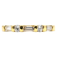 Diamond Bridal Band in 18K Yellow Gold