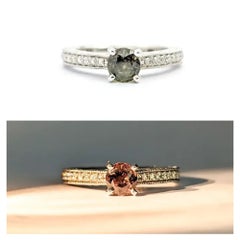 Alexandrite & Diamond Ring in Platinum- GIA 5234253024