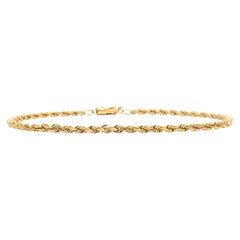 Classic 14K Yellow Gold Rope-Link Bracelet