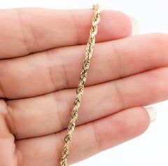 Classic 14K Yellow Gold Rope-Link Bracelet