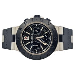 Bvlgari Diagono Aluminium AC44TA 44mm Chronograph Watch