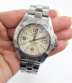 Breitling Superocean A17360 Automatic 42mm Stainless Steel White Dial Watch