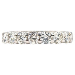 0.79 CTW Diamond Bridal Band Ring in 14K White Gold