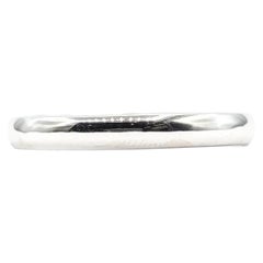 Gold Band Ring in 14k White Gold