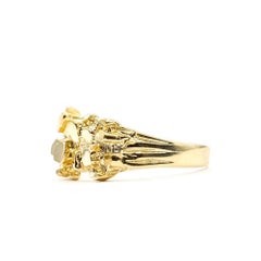 Nugget Ring in 14k Yellow Gold