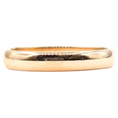 Halbrundes Band aus 18k Gelbgold