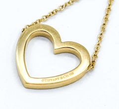 Tiffany & Co. Offene Herz-Ohrringe aus 18k Gelbgold