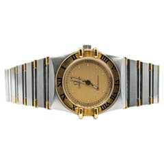 Omega Constellation 23mm Champagne Dial Watch in Stainless Steel and 18K Yellow
