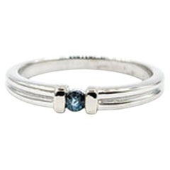 Brazilian Alexandrite Solitaire Ring in 14K White Gold
