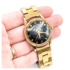 Bucherer Incabloc Uhr mit 30 Lagersteinen, 35 mm, Edelstahl