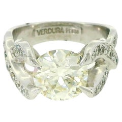 Verdura crossover diamond sided ring 2.80 euro diamond