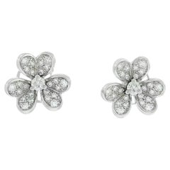 Van Cleef & Arpels Ohrringe „Frivole“ aus 18 Karat Weißgold mit Diamanten