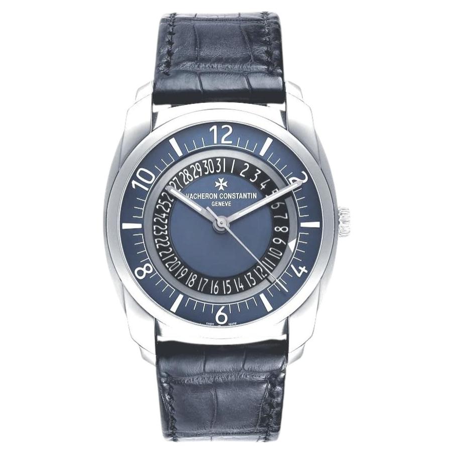 Reloj de hombre Vacheron Constantin 4500S Quai De L'ile con fecha, esfera azul y caja de acero en venta