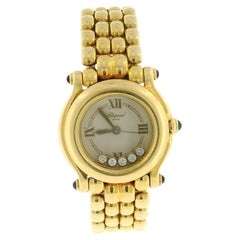 Chopard Happy Sport 27/6151 „Floating Diamond“ Damenuhr aus 18 Karat Gelbgold