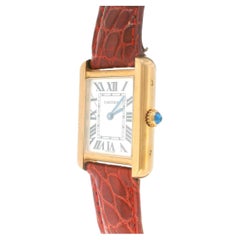 Cartier Tank Solo W5200024 18k Rose Gold Ladies Watch