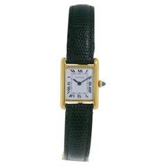 Cartier Tank Louis 78087 Manual 18K Yellow Gold Vintage Watch