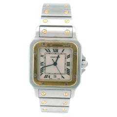 Cartier Santos de Cartier Galbée W20011C4 Two-Tone Unpolished