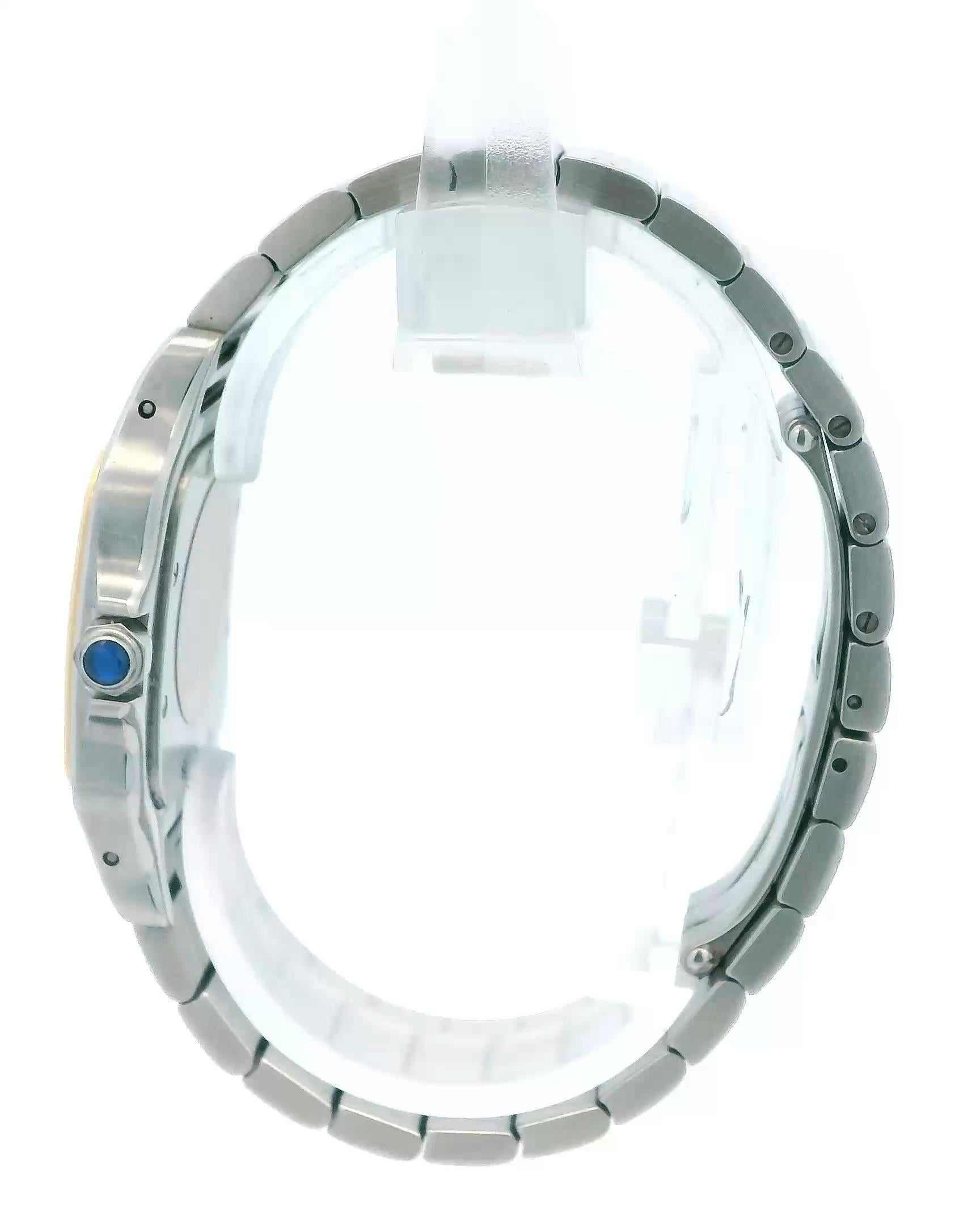 Cartier Santos de Cartier Galbée W20011C4 Zweifarbig Unpoliert für Damen oder Herren im Angebot