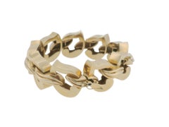 Tiffany & Co Retro 14K Gold Interlocking Links Bracelet