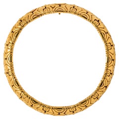 Bvlgari Alveare 18K Yellow Gold Gold Necklace W/Pouch