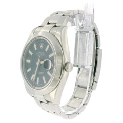Reloj Rolex Datejust II 116300 de 41 mm, de acero con esfera azul, para hombre, con caja y tarjeta - 2012