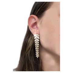 Adorna Lux - Boucles d'oreilles longues feuilles