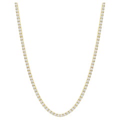 15 Carat Diamond Tennis Necklace - Round Diamond