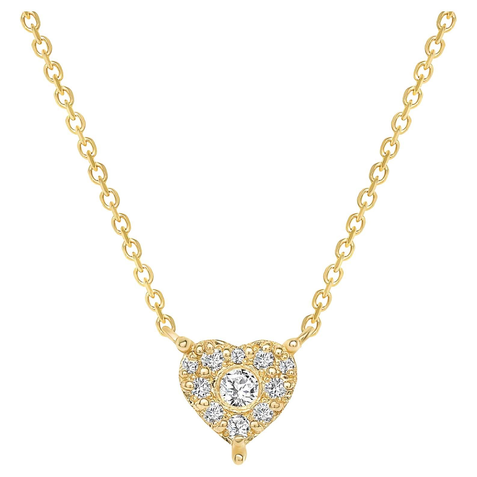 Taylor's Diamond Heart Necklace