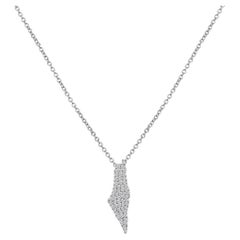 Diamond Encrusted 14K White Gold Cuban Link Chain Necklace