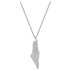 Collana con diamanti bianchi naturali cristallini