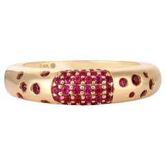 Rubin Spotlight 14K Gelbgold Statement-Ring