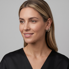 Cascade Drops 14K (or 18k upon request) Yellow Gold Teardrop Diamond Earrings