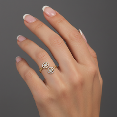 Twist Ring 14K (or 18k upon request) Yellow Gold Rope Band Ring